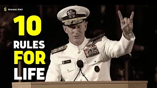 Admiral McRaven's 10 Life changing Lessons  #AdmiralMcRaven #motivation #rules #life #