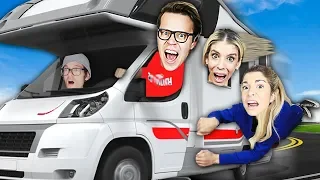 We Stole Hacker RV to Rescue Maddie! (Spending 24 HOURS Overnight Escaping Underground Tunnel Test)