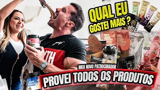 PROVANDO OS PRODUTOS DO MEU NOVO PATROCINADOR