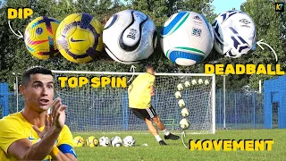 How do different MATCHBALLS MOVE? 🧐 Knuckleball Technique Experiment!