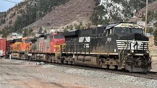 Railfanning the Colorado Joint Line ft: NS Leader, Bonnets, Tanks, New Ferromex, 13 Trains & More!