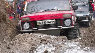 Крутой Подъем [НИВА vs Toyota LC80 vs УАЗ vs Suzuki Vitara] off-road.