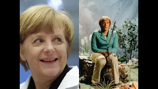 Angela Merkel reacts to Ruf mich Angela Music Video by Klemen Slakonja