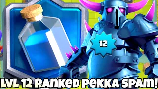 LVL 12 LADDER PUSH TO 6600🏆PEKKA BRIDGE SPAM CLASH ROYALE