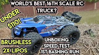 The WORLD'S BEST 16th RC? DEERC H16E Brushless Truggy