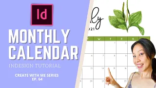 Create A Monthly Calendar in Indesign - Calendar Wizard