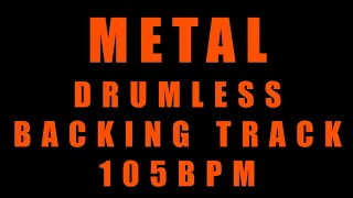 New Strength // Drumless Metal Track // 105BPM