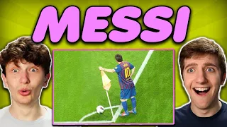 Americans React to 12 Times Lionel Messi Suprised the World!