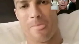 Videollamada con cristiano. Se la creyó mi mamá 😅