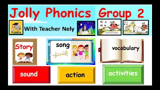 Jolly Phonics Group2- Letter C&K Lesson with Story,ABC Song, Action, Vocabulary, & Interesting Games