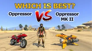 GTA 5 ONLINE: OPPRESSOR MK2 VS OPPRESSOR - DRAG RACING