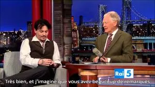 Johnny Depp on David Letterman (sous-titres français)