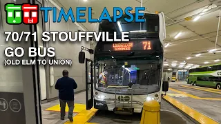 TT Time Lapse - 70/71 Stouffville GO Bus