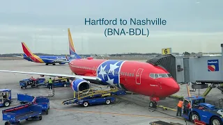 Southwest Airlines B737-800 (Tennessee One) Hartford to Nashville (BDL-BNA)