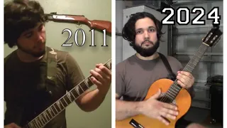 14 year guitar progress (2010-2024)