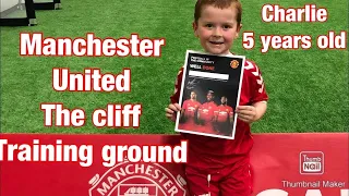 Charlie’s day at the cliff. Manchester United