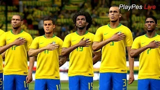 PES 2019 - CZECH REPUBLIC vs BRAZIL - Full Match & NEYMAR Goal - Gameplay PC