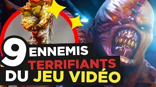 9 ENNEMIS les PLUS TERRIFIANTS DU JEU VIDEO