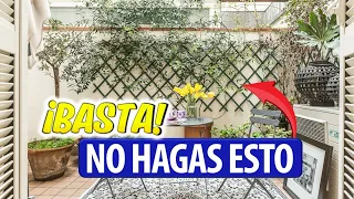 10 ERRORES IMPERDONABLES en tu TERRAZA o PATIO