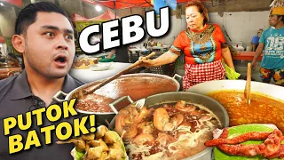 Cebu PUTOK BATOK Street Food Tour! Pata Humba, Lechon, Laman Loob at Paksiw! Don't  TRY this!