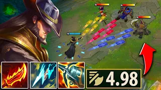 TWISTED FATE BUT IT LOOKS LIKE I'M HACKING (NEW ITEMS BROKE HIM)