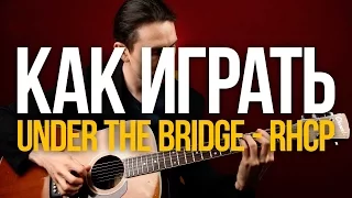 Как играть на гитаре RHCP Under The Bridge с табами и аккордами - Уроки игры на гитаре Первый Лад