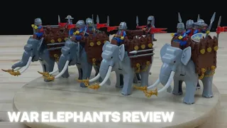 Brick boss War Elephants REVIEW!! A LEGO CASTLE MOC!