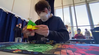 0.75 Official FORMER World Record Pyraminx Single | Elijah Brown