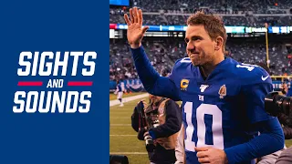 EMOTIONAL Sights & Sounds from Eli Manning's Salute in MetLife Stadium  | Giants vs. Dolphins