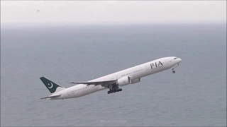 Incredible Takeoff! Pakistan International Airlines (PIA) B777-340(ER) AP-BHV Trabzon Airport!