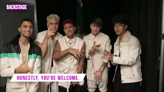 CNCO en 2019 VMA Stan Cam