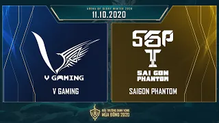V Gaming vs Saigon Phantom | VGM vs SGP - Vòng 13 ngày 2 [11.10.2020] - ĐTDV mùa Đông 2020