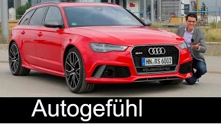 Audi RS6 Avant Performance FULL REVIEW test driven Autobahn V8 605 hp - Autogefühl