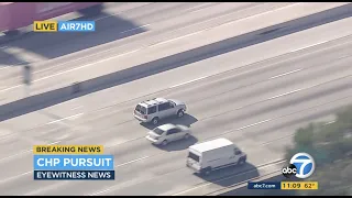 Police chases SUV driver in high-speed pursuit through Los Angeles area | ABC7