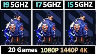 I5 12600K vs I7 12700K vs I9 12900K | Tested 20 Games |