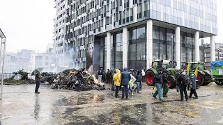 Тракторная атака на брюссельскую бюрократию