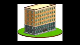 Компас-3D Анимация шестиэтажной сталинки