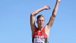 Max Hess 17 yrs Old Jumps 17m in Men's Triple Jump at German Indoor Championship 2016