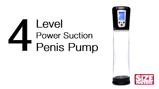 Size Matters 4 Level Power Suction Penis Pump With Built-in Display