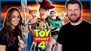 My wife watches TOY STORY 4 for the FIRST time || Movie Reaction