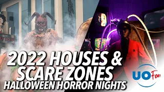 Halloween Horror Nights 31 ALL 10 Houses & 5 Scare Zones 2022