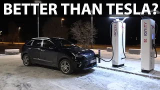 Kia e-Niro road trip in -23°C from Oslo to Tynset