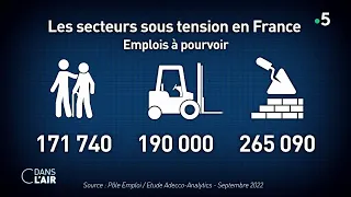 Pénurie de main-d'œuvre : le  cauchemar des entreprises - Reportage #cdanslair 15.10.2022