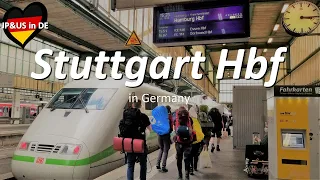 【Stuttgart Hbf】🇩🇪Walking the Stuttgart central station with a Japanese & American living in Germany