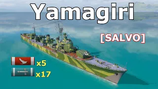 World of WarShips Yamagiri - 5 Kills 264K Damage