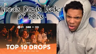 Vocal Cords made of 808s | TOP 10 DROPS 😱 Solo | GRAND BEATBOX BATTLE 2021: WORLD LEAGUE