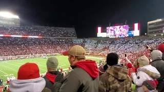 Crowd Singing "Fireflies" Wisconsin Badgers Football Game - November 20, 2021