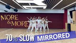 [MIRRORED & 70% SLOWED] TWICE - MORE & MORE Dance Practice