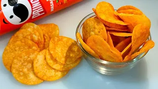 Homemade Pringles | Perfect & Tasty Potato Pringles Chips |Potato Chips #prigles #TastyFood #shorts