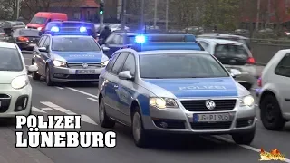 Federal & State Police Cars responding in Lüneburg!